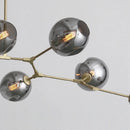 GobekUsa Contemporary Glass Bubble Chandelier for Living Room