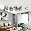 GobekUsa Contemporary Glass Bubble Chandelier for Living Room