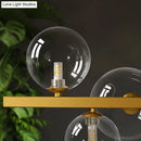 GobekUsa Contemporary Glass Island Lamp: 7-Head Hanging Light for Dining Room