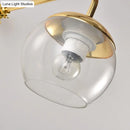 GobekUsa Contemporary Glass Wall Sconce with Brass Finish Arm - 1 Bulb Bedroom Light