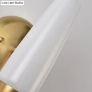 GobekUsa Contemporary 1/2-Light Conical Sconce Wall Lamp in Gold with Opal Glossy Glass