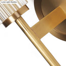 GobekUsa Brass Wall Mount Cylinder Crystal Light - Contemporary Fixture
