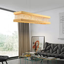 GobekUsa Contemporary Crystal LED Island Light - Gold - 31.5"/39" Wide Bench - 1-Light Pendant - Living Room Ceiling