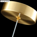GobekUsa Crystal Stone-Shape Pendant Light Fixture Contemporary Style Down Lighting Pendant in Gold