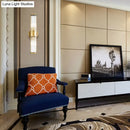GobekUsa Contemporary Gold Crystal Wall Sconce for Living Room - 1/2 Bulb Cylindrical Design