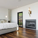 GobekUsa Contemporary Gold Cylinder Wall Sconce Light with Crystal Accents for Bedroom