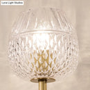 GobekUsa Contemporary Gold Finish Dome Foyer Wall Sconce with Clear Lattice Glass