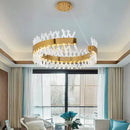 GobekUsa Contemporary LED Crystal Chandelier for Hotel, Wedding, and Living Room