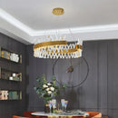 GobekUsa Contemporary LED Crystal Chandelier for Hotel, Wedding, and Living Room