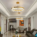GobekUsa Contemporary LED Crystal Chandelier for Hotel, Wedding, and Living Room