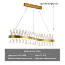 GobekUsa Contemporary LED Crystal Chandelier for Hotel, Wedding, and Living Room