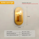 GobekUsa Contemporary Gold LED Wall Lamp for Luxurious Home Lighting
