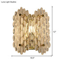 GobekUsa Contemporary Gold Wall Lamp with Clear Crystal, Oval Shape & 1 Bulb, Perfect for Hallways