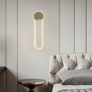 GobekUsa Gold LED Bedroom Wall Mount Light Fixture - Contemporary Oblong Wall Lighting Ideas