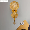 GobekUsa Contemporary Gold Sconce Wall Light for Living Room