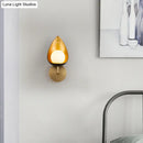 GobekUsa Contemporary Brass LED Wall Sconce Light for Bedroom - Sphere Design