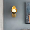 GobekUsa Contemporary Brass LED Wall Sconce Light for Bedroom - Sphere Design