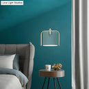GobekUsa Contemporary Green/Grey Sconce with Tube Metal Shade for Bedroom Wall Lighting