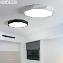 GobekUsa Contemporary Acrylic Flush Mount Ceiling Light for Bedroom - Faceted Chandelier
