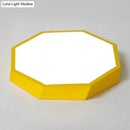 GobekUsa Contemporary Acrylic Flush Mount Ceiling Light for Bedroom - Faceted Chandelier