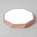 GobekUsa Contemporary Acrylic Flush Mount Ceiling Light for Bedroom - Faceted Chandelier