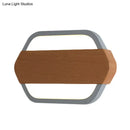 GobekUsa Contemporary Grey Hexagonal LED Wall Sconce for Bedroom