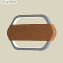 GobekUsa Contemporary Grey Hexagonal LED Wall Sconce for Bedroom
