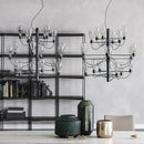 GobekUsa Contemporary Iron Glass Chandelier for Stylish Foyer Lighting