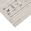 Ivory Contemporary Hand-Loomed Wool Area Rug - Dimensional Pile by The Rug Decor
