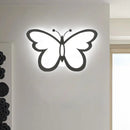 GobekUsa Contemporary LED Butterfly Wall Mounted Night Lamp - Modern 1/3 Lights Sconce, White Acrylic, White/Natural Light