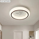 GobekUsa Contemporary LED Ceiling Lamp in White with Moon, Deer, and Hot Air Balloon Flush Light