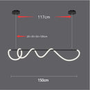 GobekUsa Contemporary LED Chandelier for Dining Room Lighting