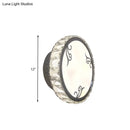 GobekUsa Contemporary LED Circular Wall Light - Clear Crystal Design - Warm or White Light Option - Wall Mounted Lighting