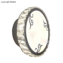 GobekUsa Contemporary LED Circular Wall Light - Clear Crystal Design - Warm or White Light Option - Wall Mounted Lighting