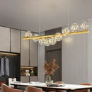 GobekUsa Contemporary LED Glass Chandelier for Home Lighting