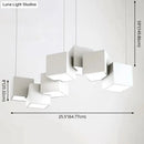 GobekUsa Contemporary LED Island Light Fixture: Metallic Living Room Pendant Light