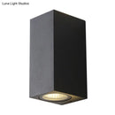 GobekUsa Contemporary LED Outdoor Wall Mount Sconce Light with Metal Shade - Black Triangle/Cylinder/Rectangle