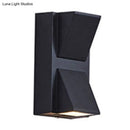 GobekUsa Contemporary LED Outdoor Wall Mount Sconce Light with Metal Shade - Black Triangle/Cylinder/Rectangle