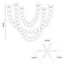 GobekUsa Contemporary LED Pendant Chandeliers for Living and Dining Room