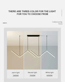 GobekUsa Contemporary LED Pendant Lights 2-Head 90cm