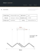 GobekUsa Contemporary LED Pendant Lights 2-Head 90cm