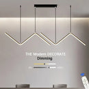 GobekUsa Contemporary LED Pendant Lights 2-Head 90cm