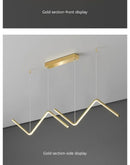GobekUsa Contemporary LED Pendant Lights 2-Head 90cm