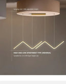 GobekUsa Contemporary LED Pendant Lights 2-Head 90cm