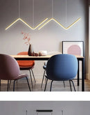 GobekUsa Contemporary LED Pendant Lights 2-Head 90cm