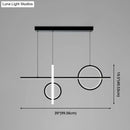 GobekUsa Contemporary LED Suspension Ceiling Lamp with Acrylic Shade - Stylish Parlour Pendant Lighting Fixture