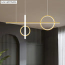 GobekUsa Contemporary LED Suspension Ceiling Lamp with Acrylic Shade - Stylish Parlour Pendant Lighting Fixture