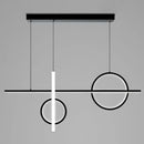 GobekUsa Contemporary LED Suspension Ceiling Lamp with Acrylic Shade - Stylish Parlour Pendant Lighting Fixture