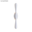 GobekUsa Contemporary LED Vanity Light for Living Room - Linear Wall Sconce Lighting in White Metal