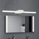 GobekUsa Contemporary LED Vanity Wall Sconce in Natural Light - Linear Metal, White/Black, 16" to 31.5" Wide